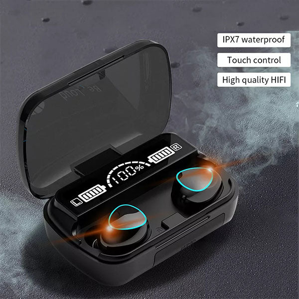 M10 True Wireless Earbuds Touch Control - Perfect for Sports & Gaming